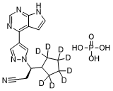 Deuruxolitinib phosphate Chemical Structure
