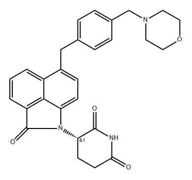 (S)-CFT7455 结构式