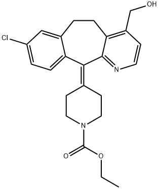 4-Hydroxymethyl Loratadine Chemical Structure