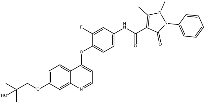 Ningetinib Chemical Structure