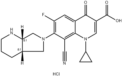 Pradofloxacin Hydrochloride 结构式