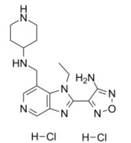 SB-747651A dihydrochloride 结构式
