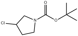 1-BOC-3-Chloro-pyrrolidine Chemical Structure