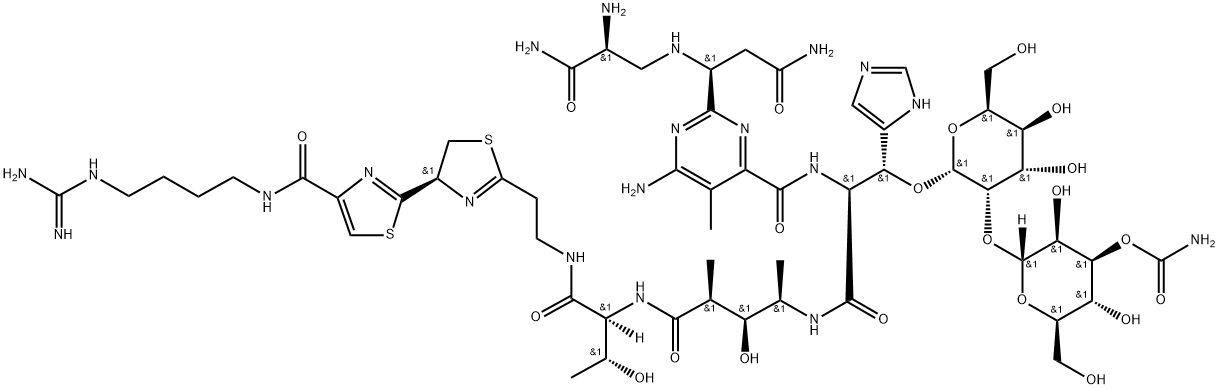 Phleomycin D1 结构式