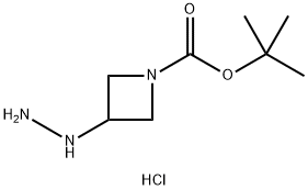 tert-Butyl 3-hydrazinylazetidine-1-carboxylate hydrochloride Chemical Structure