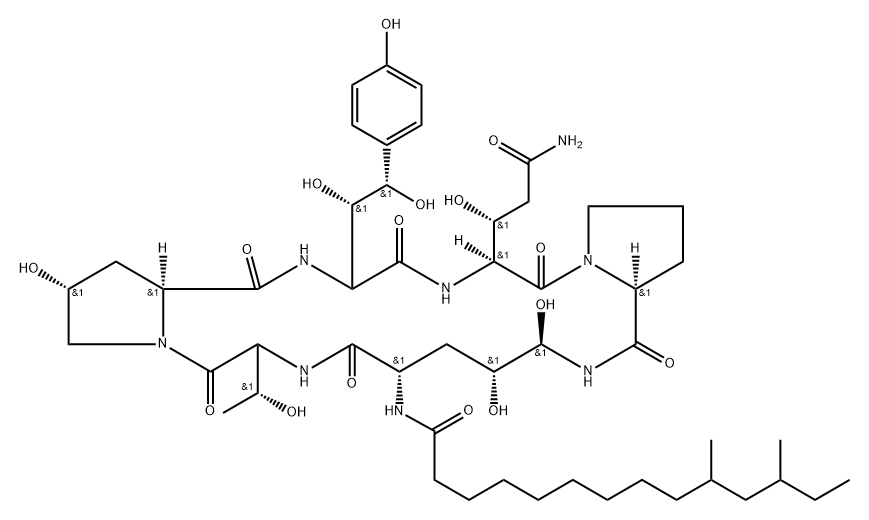 Pneumocandin E0 Chemical Structure