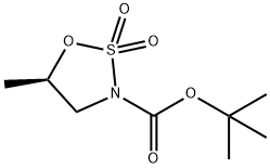 (R)-tert-butyl 5-methyl-1,2,3-oxathiazolidine-3-carboxylate 2,2-dioxide Chemical Structure (R)-tert-butyl 5-methyl-1,2,3-oxathiazolidine-3-carboxylate 2,2-dioxide Chemical Structure