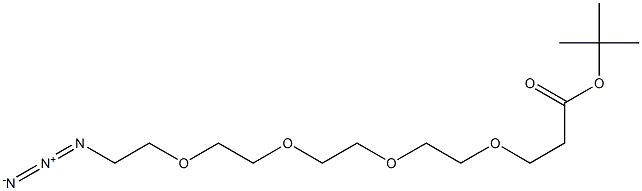 Azido-PEG4-t-butyl ester Chemical Structure