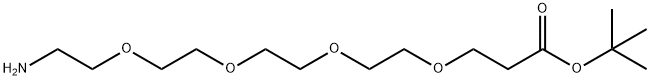 Amino-PEG4-t-butyl ester Chemical Structure