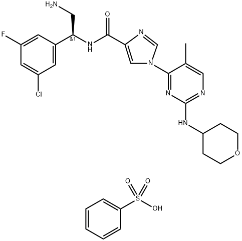 ASN007 benzenesulfonate Chemical Structure