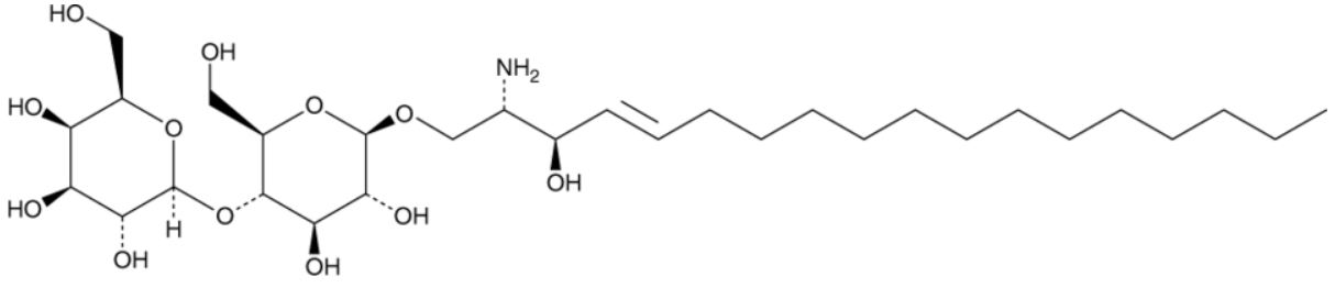 Lactosylsphingosine Chemical Structure