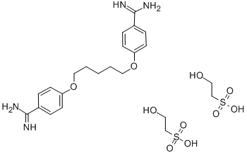 Pentamidine isethionate Chemical Structure