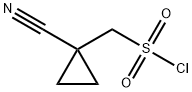 (1-Cyanocyclopropyl)methanesulfonylchloride Chemical Structure