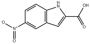 5-Nitroindole-2-carboxylic acid Chemical Structure
