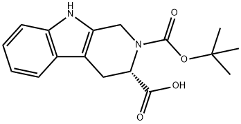 Boc-L-1,2,3,4-Tetrahydronorharman-3-carboxylic acid Chemical Structure