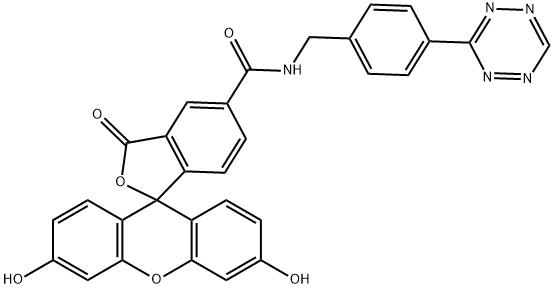 5-FAM tetrazine Chemical Structure