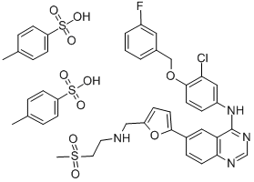 Lapatinib ditosylate Chemical Structure