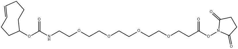 TCO-PEG4-NHS Ester Chemical Structure