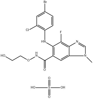 Selumetinib sulfate Chemical Structure