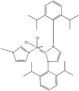 NHC-PD(II)-IM Complexes Chemical Structure