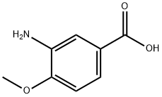 3-Amino-4-methoxybenzoic acid 结构式 3-Amino-4-methoxybenzoic acid 结构式