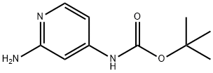 tert-Butyl (2-aminopyridin-4-yl)carbamate Chemical Structure