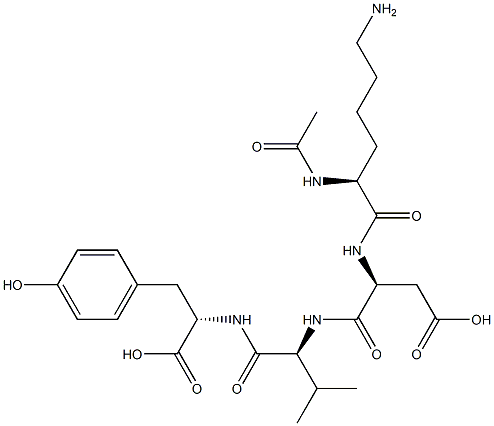 Acetyl tetrapeptide-2 结构式