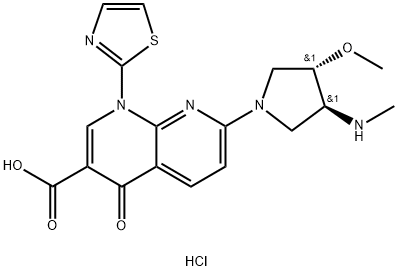 Voreloxin Hydrochloride Chemical Structure