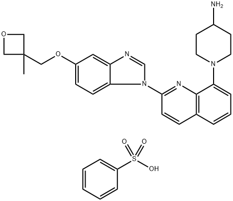 Crenolanib besylate Chemical Structure