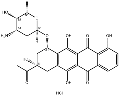 Carubicin hydrochloride Chemical Structure
