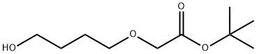 2-(4-Hydroxybutyloxy)acetic Acid Tert-Butyl Ester 结构式
