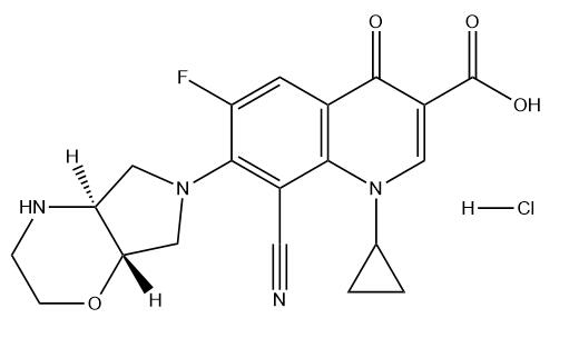 Finafloxacin Hydrochloride Chemical Structure