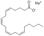 Arachidonic acid sodium salt Chemical Structure