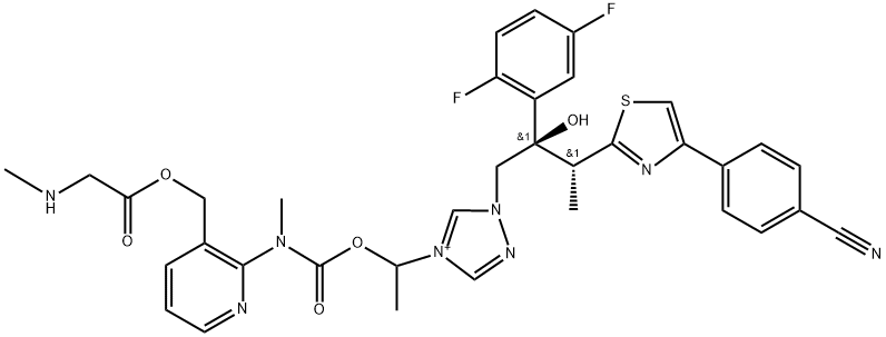Isavuconazonium Chemical Structure