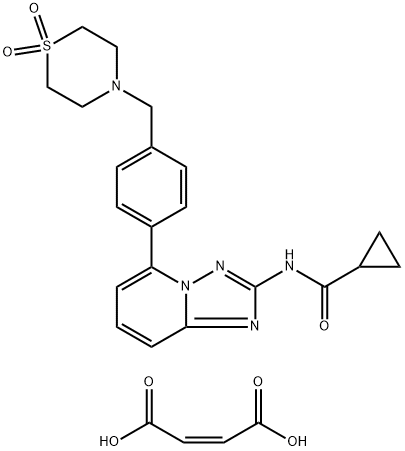 Filgotinib maleate Chemical Structure