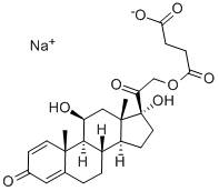 Prednisolone sodium succinate Chemical Structure