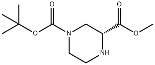 (R)-1-N-Boc-piperazine-3-carboxylic acid methyl ester Chemical Structure