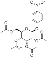 4-Nitrophenyl 2,3,4,6-tetra-O-acetyl-beta-D-glucopyranoside Chemical Structure