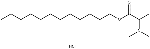 Dodecyl 2-(dimethylamino)propanoate hydrochloride Chemical Structure