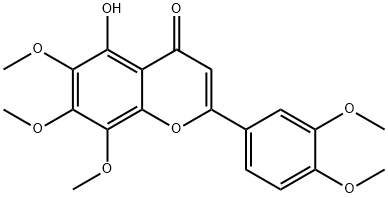 Demethylnobiletin 结构式