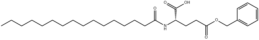 Pal-Glu(OH)-OBn Chemical Structure
