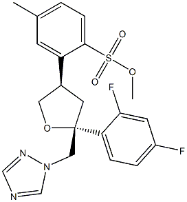 Posaconazole Diastereoisomer Related Compound 1 Chemical Structure