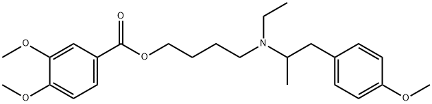 Mebeverine Chemical Structure