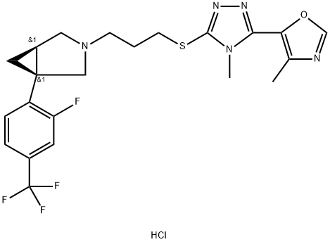 (-)-GSK598809 hydrochloride Chemical Structure