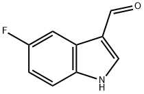 5-Fluoro-1H-indole-3-carboxaldehyde 结构式 5-Fluoro-1H-indole-3-carboxaldehyde 结构式