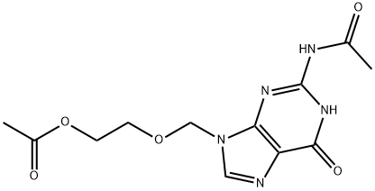 Diacetylacyclovir Chemical Structure