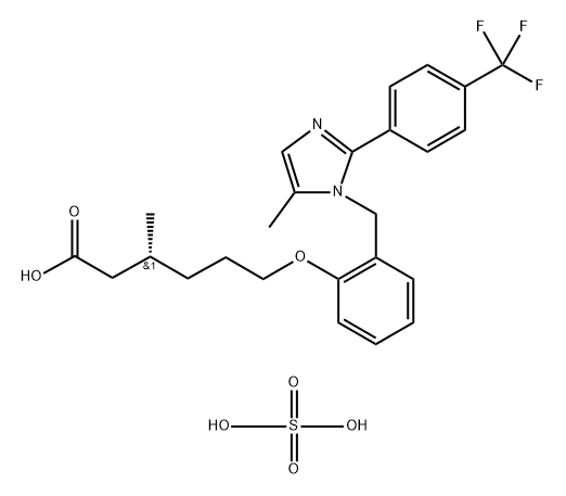 Bocidelpar sulfate Chemical Structure