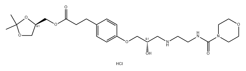 Landiolol Hydrochloride EnantiomerⅢ 结构式