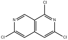 1,3,6-Trichloro-2,7-naphthyridine 结构式