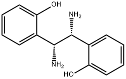 (1R,2R)-1,2-Bis(2-hydroxyphenyl)ethylenediamine 结构式